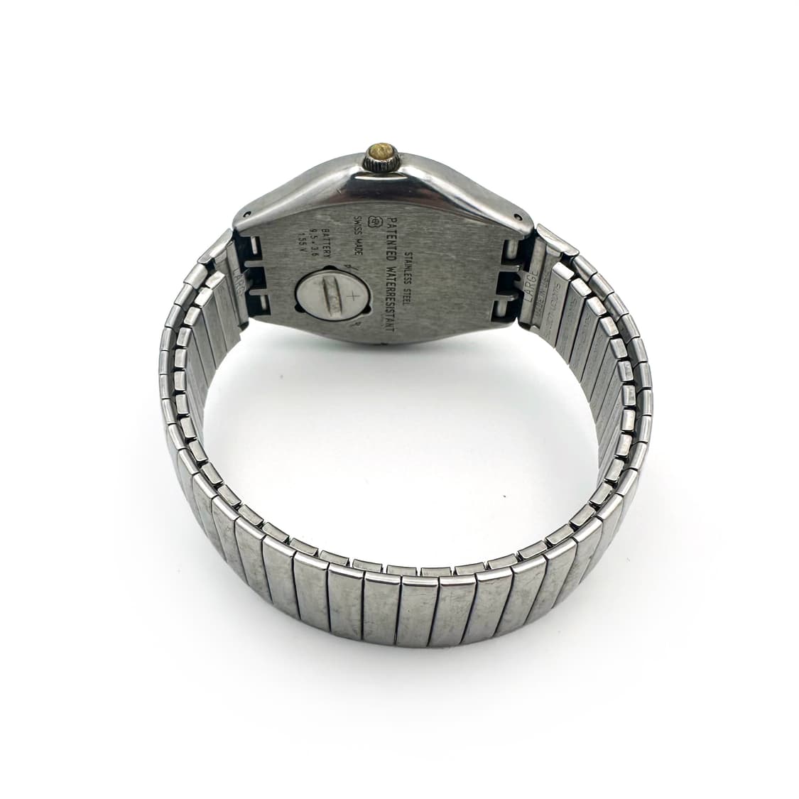 95년판) 빈티지 스와치 메탈 익스팬션 스트랩 Ghiacciolo 상품이미지5