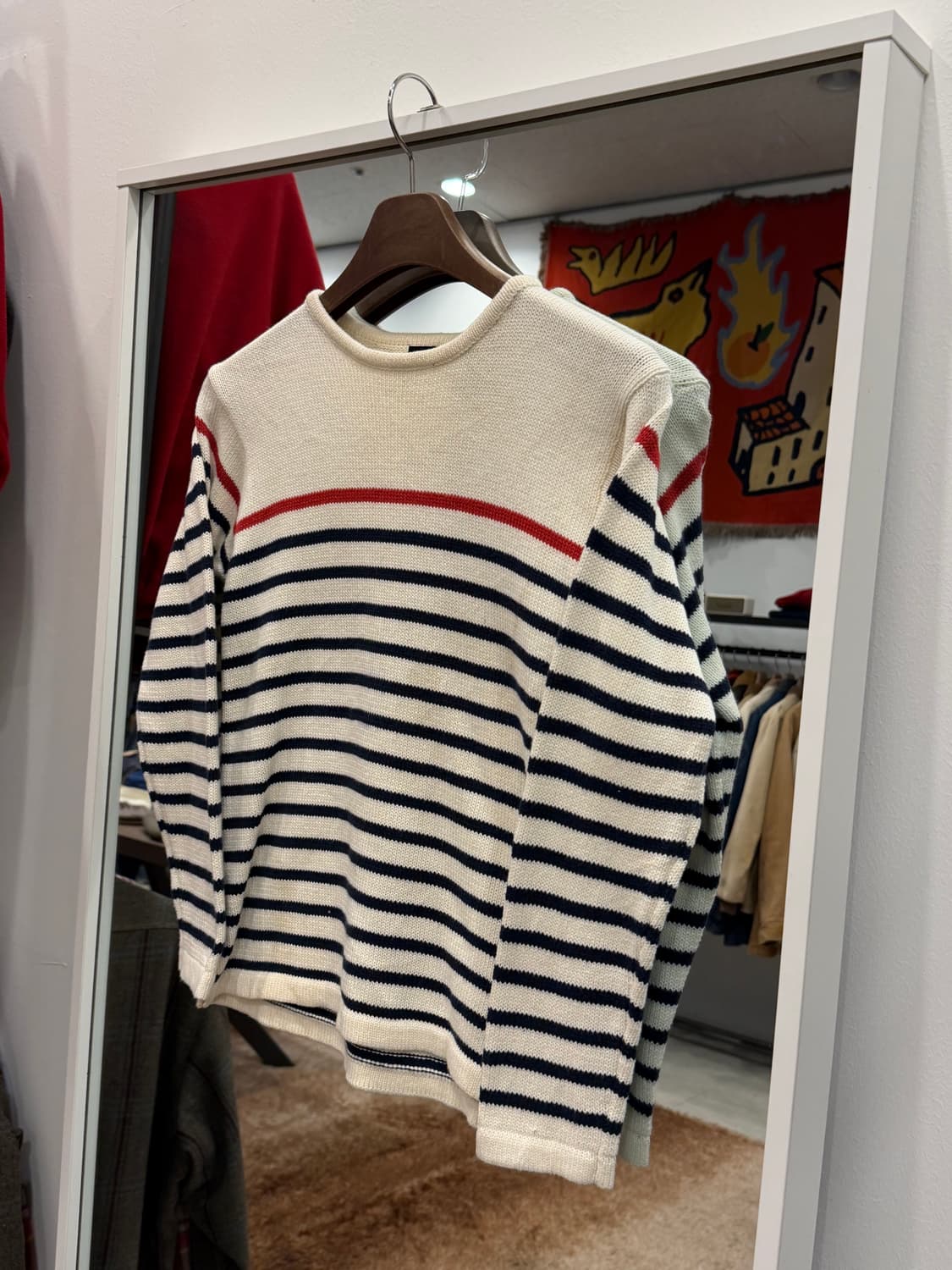 90s Gap 올드갭 스트라이프 코튼 니트 상품이미지1