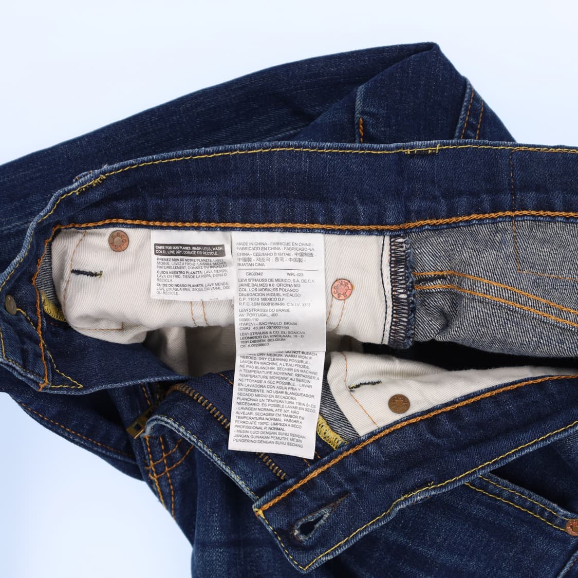 [W30 L34] 리바이스 504 워싱 데님팬츠 1212H2 상품이미지5