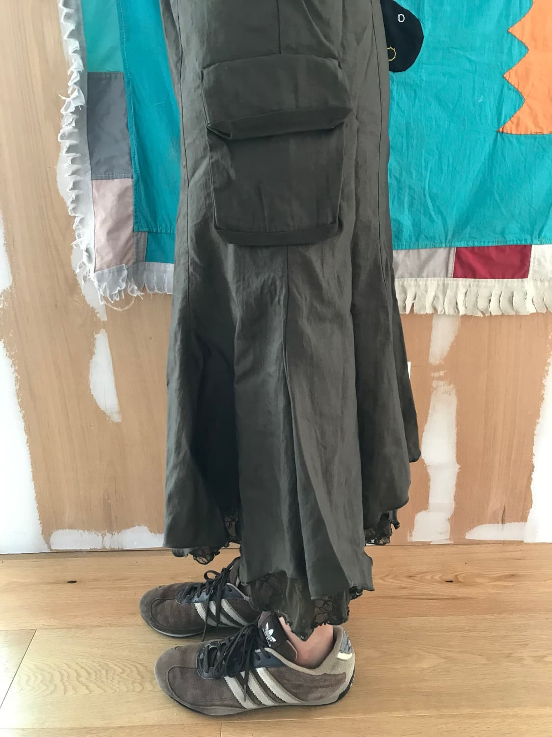 vintage pocket lace skirt (27inch) 상품이미지2