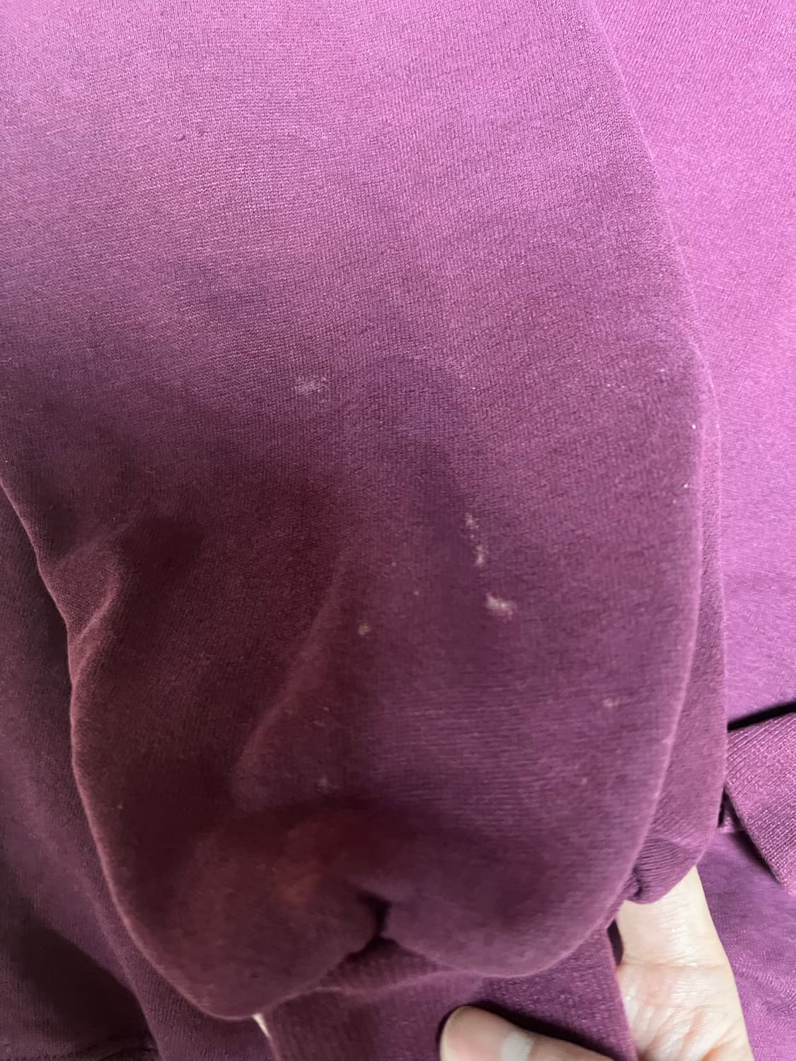 러셀 애슬레틱 90s 빈티지 스웻셔츠 미국제조 와인색 상품이미지9