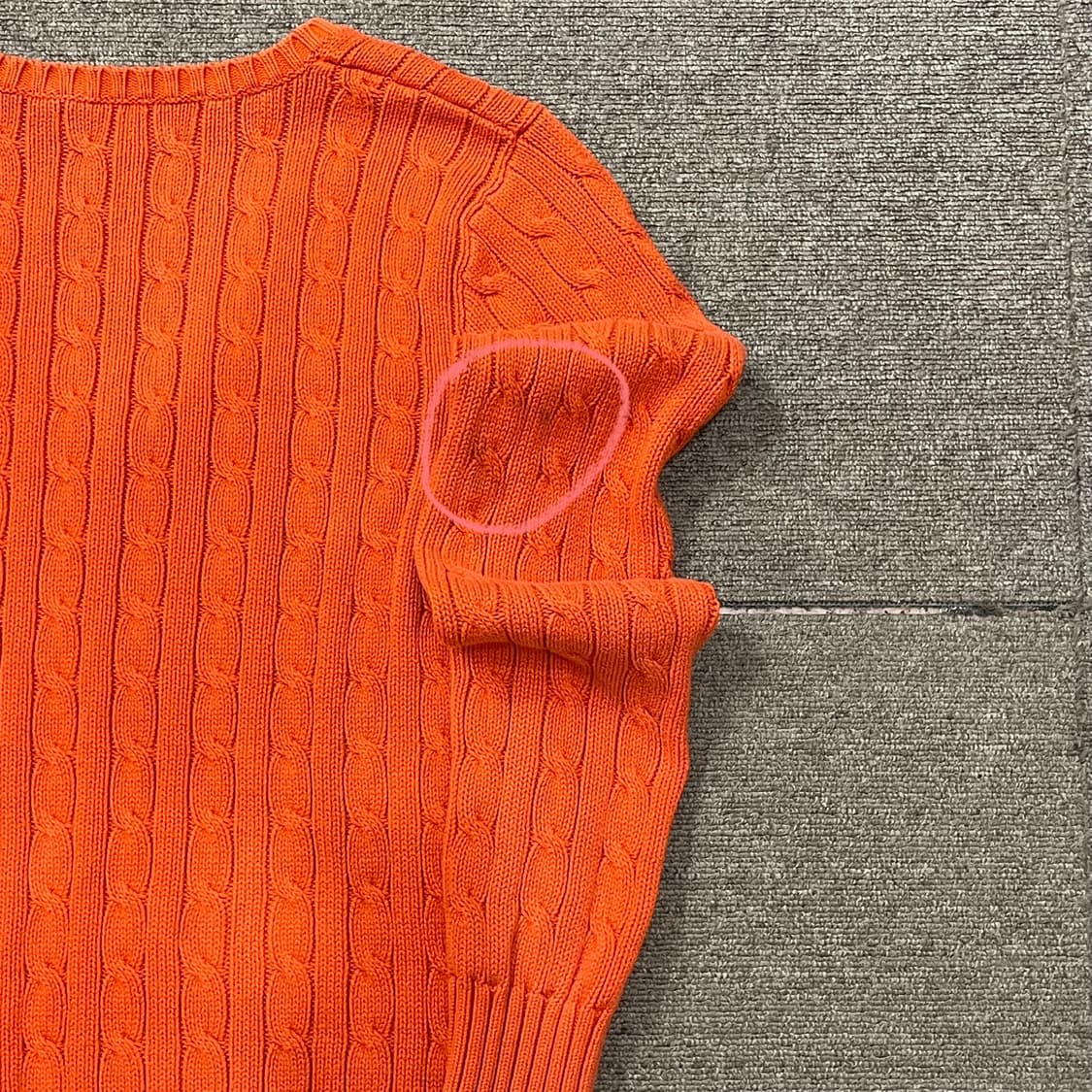 (M) POLO 폴로 랄프로렌 스포츠 케이블 브이넥 니트 상품이미지9