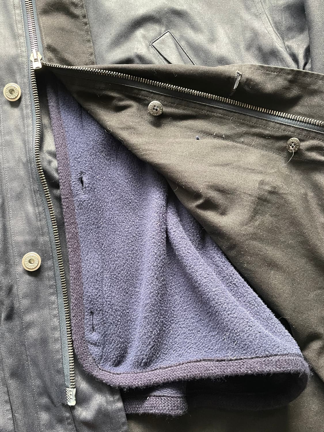 90's 폴로 스포츠 왁스 후드 코트 상품이미지4