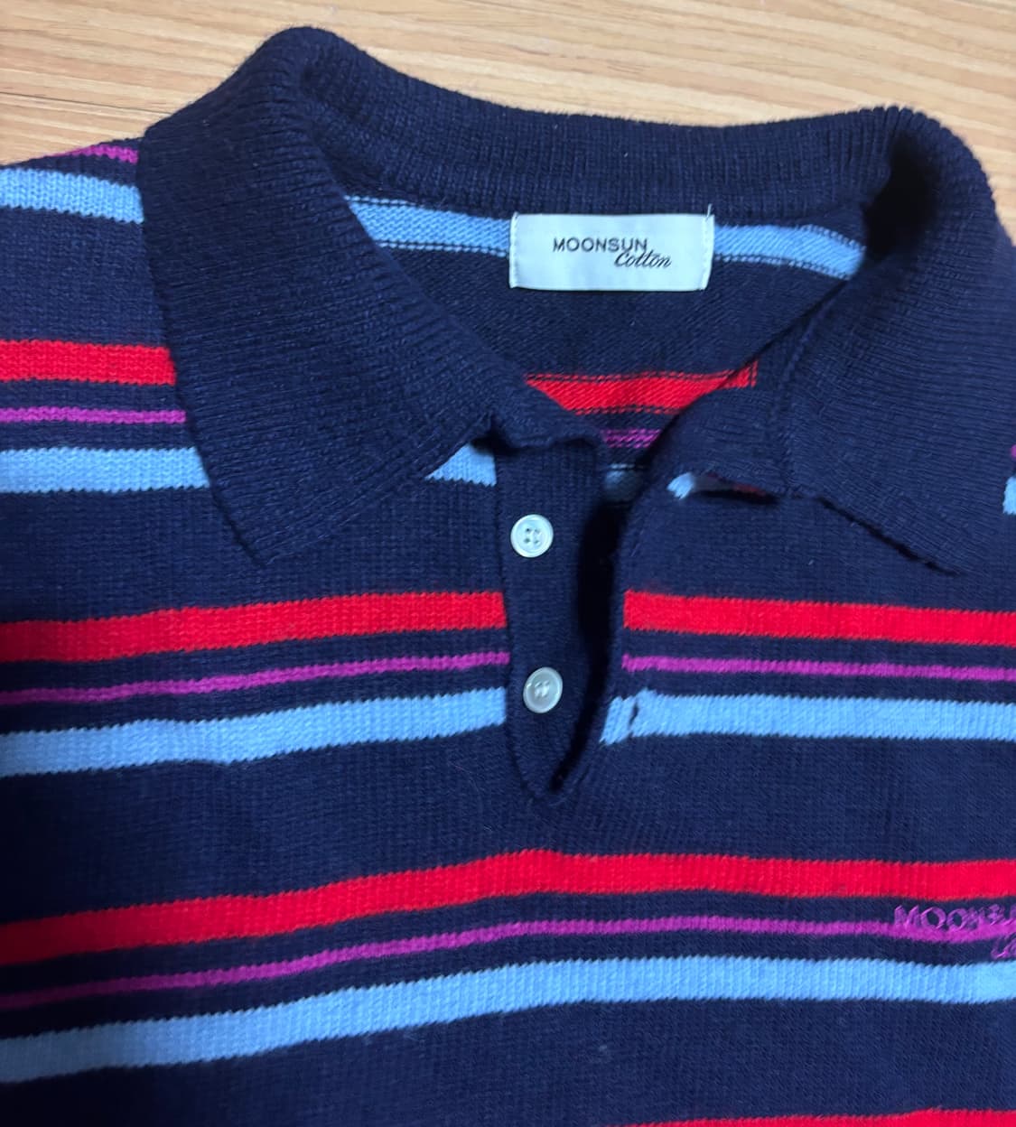 [L]문선 스트라이프 니트 상품이미지3