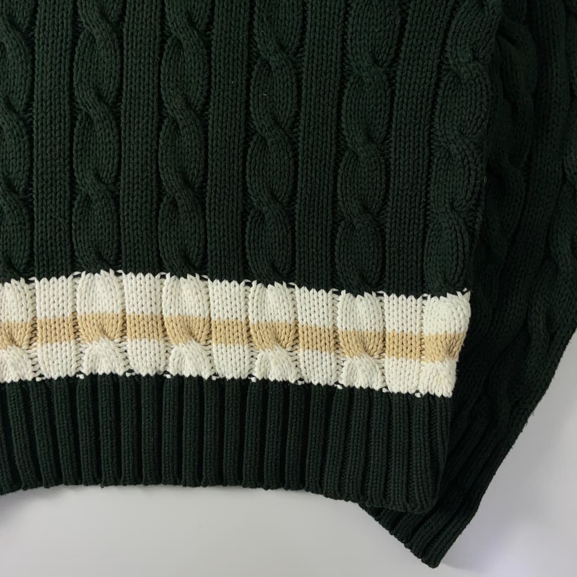 Polo 폴로 랄프로렌 90‘s 그린 크리켓 니트 상품이미지4