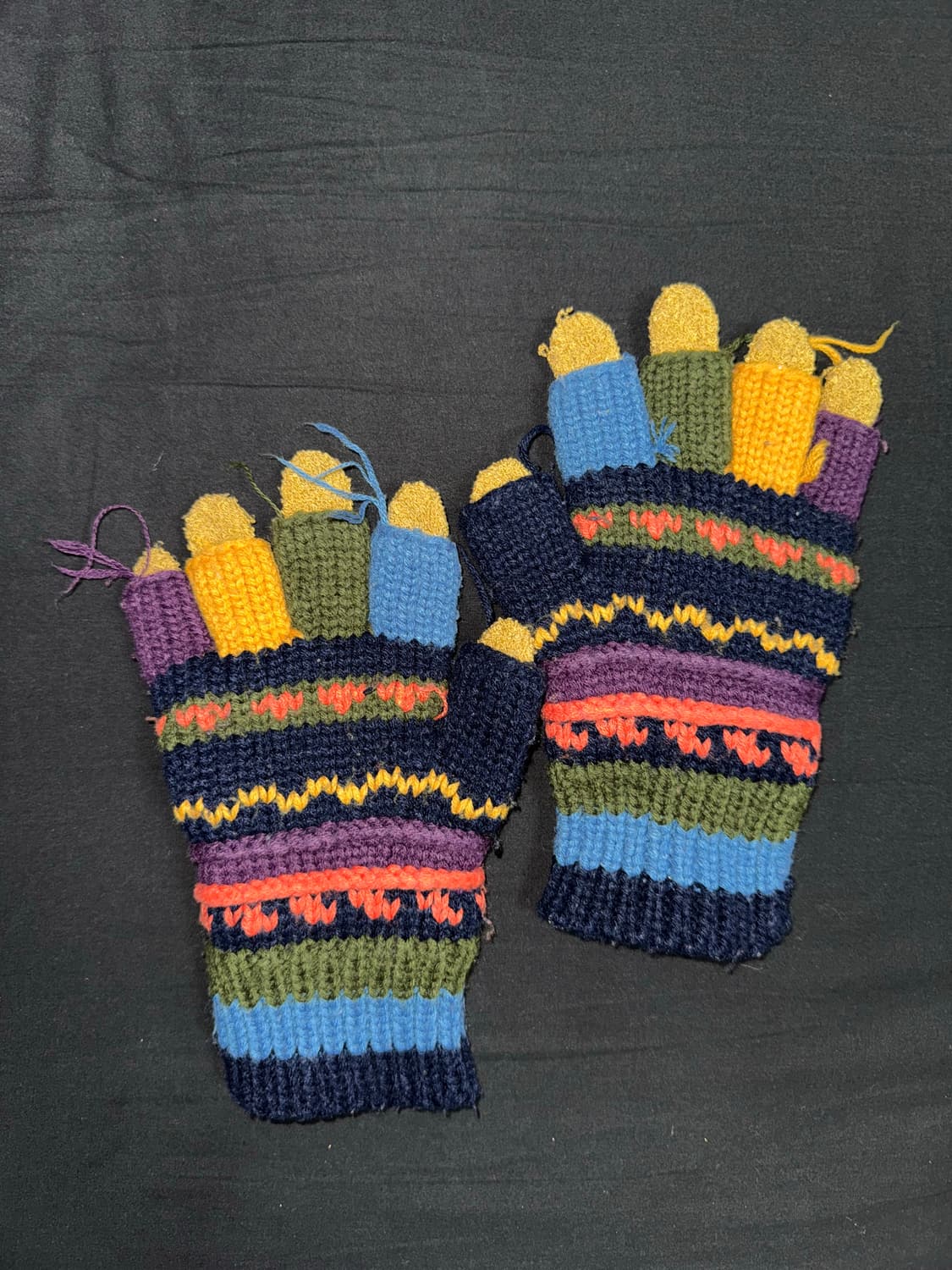 빈티지 레이어드 장갑 상품이미지1