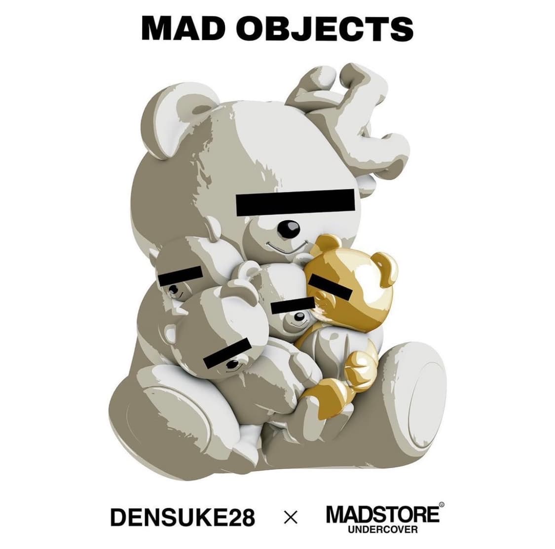 Undercover x densuke 28 토트백 (블랙) 상품이미지3