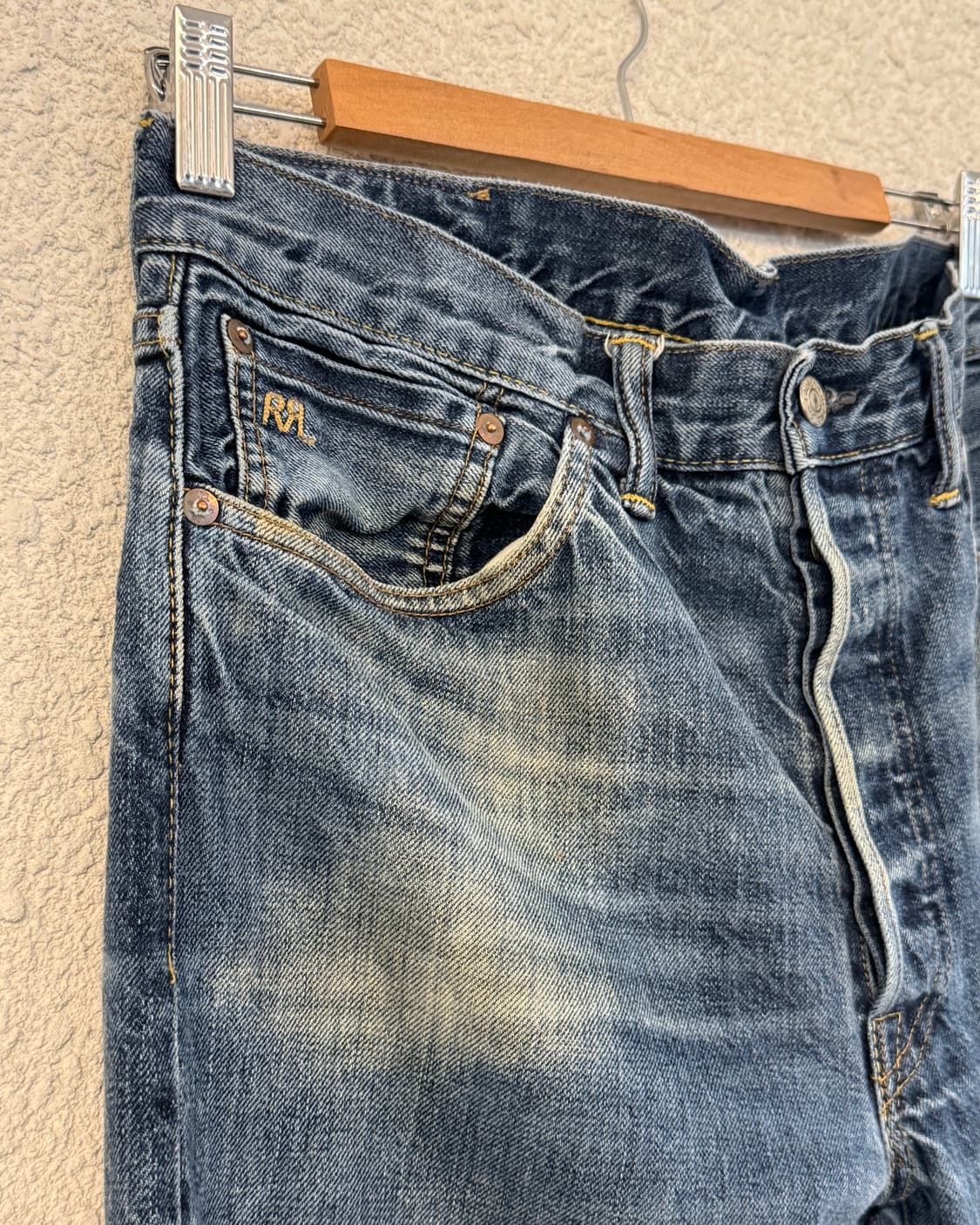 RRL 스트레이트 레그 워싱 데님 상품이미지2