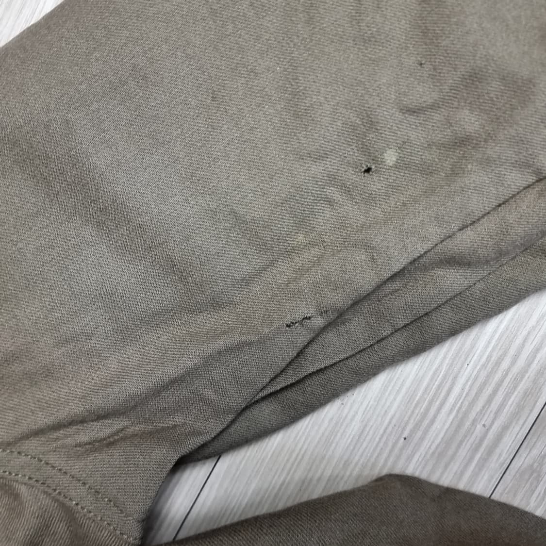 70년대 미군 카키색 포켓 긴팔 울셔츠(14) 상품이미지9