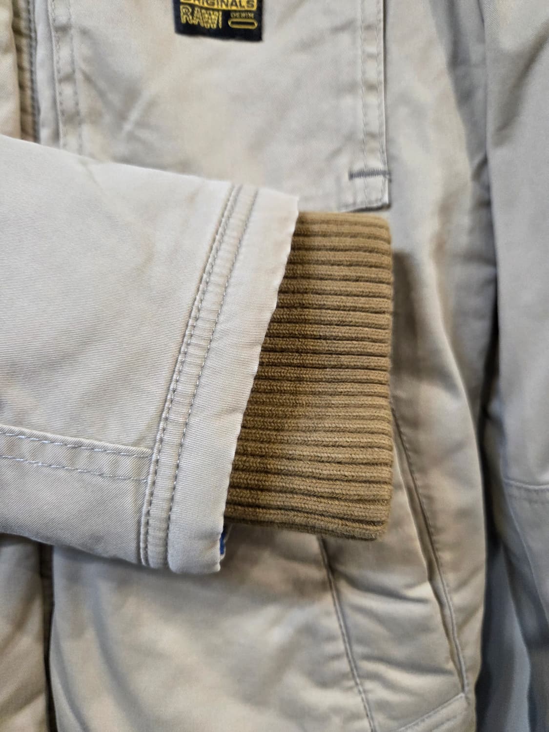 G-Star RAW 후드 패딩 점퍼 베이지(S) 상품이미지6