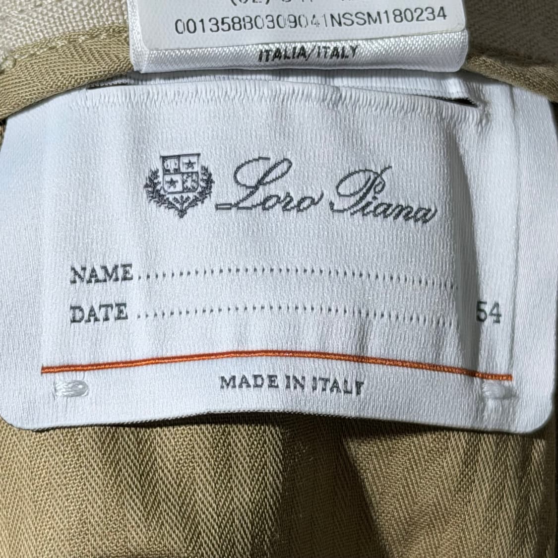 (S/XL,54) / 로로피아나 아이보리 린넨 셔츠 반바지 셋업 상품이미지9