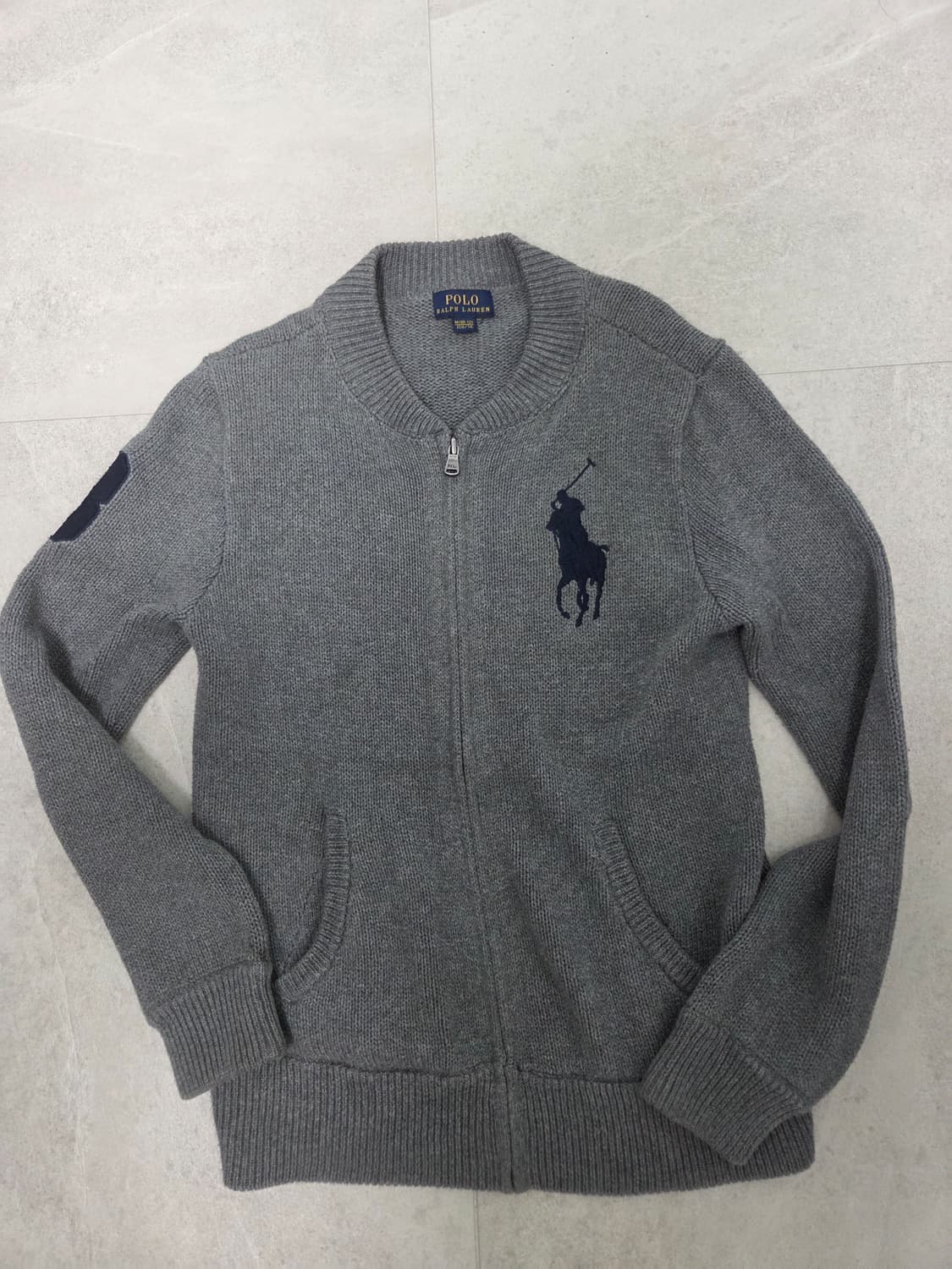 폴로 랄프로렌 빅포니 코튼 집업 니트 상품이미지1