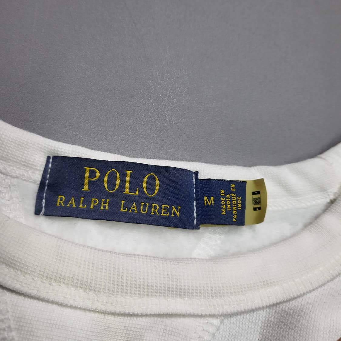 폴로 랄프로렌 신형 qr 맨투맨 m 화이트 상품이미지5