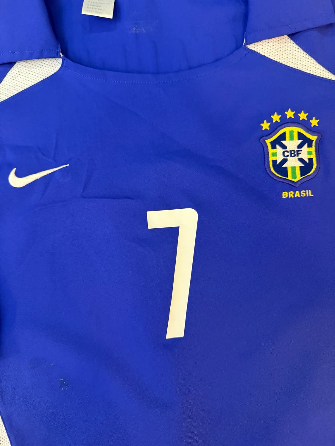 [XL/105]2002 브라질 국대 어웨이 호나우지뉴 상품이미지4