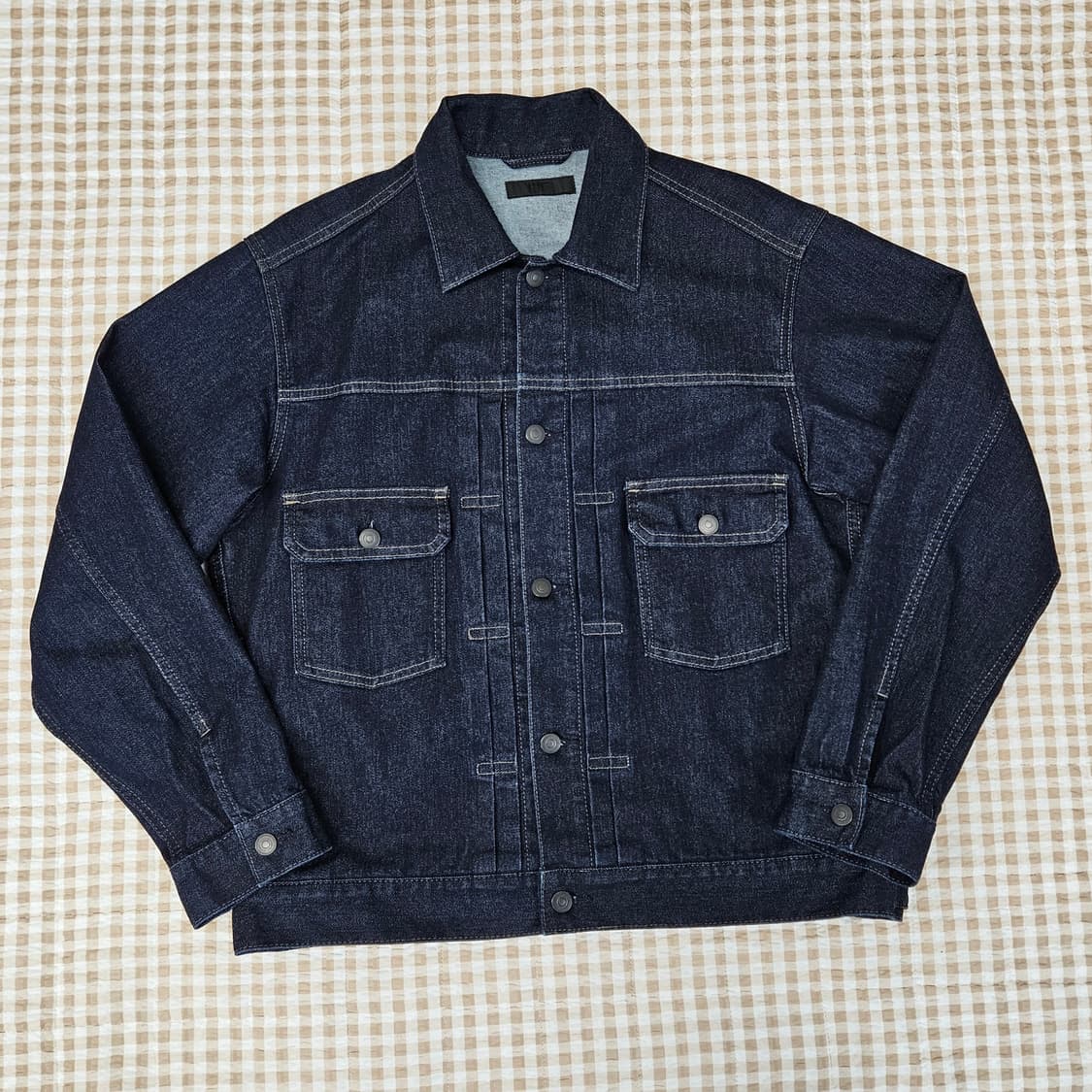 유니클로 데님 청자켓 남자100 상품이미지1