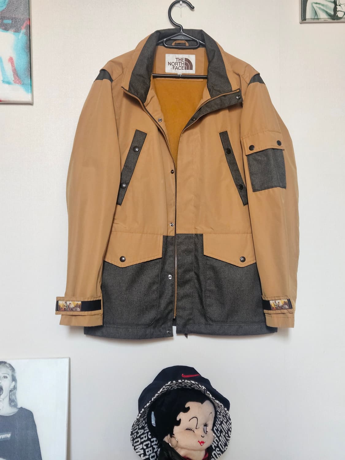 THE NORTH FACE 카멜 배색 자켓 (100/L) 상품이미지2