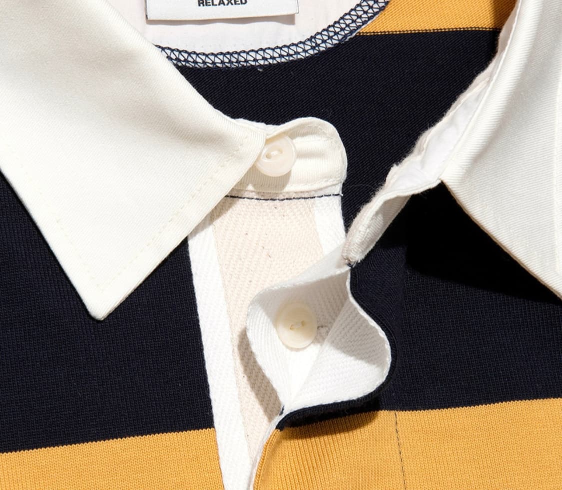 Lee 럭비 스트라이프 긴팔 티셔츠 S 상품이미지3