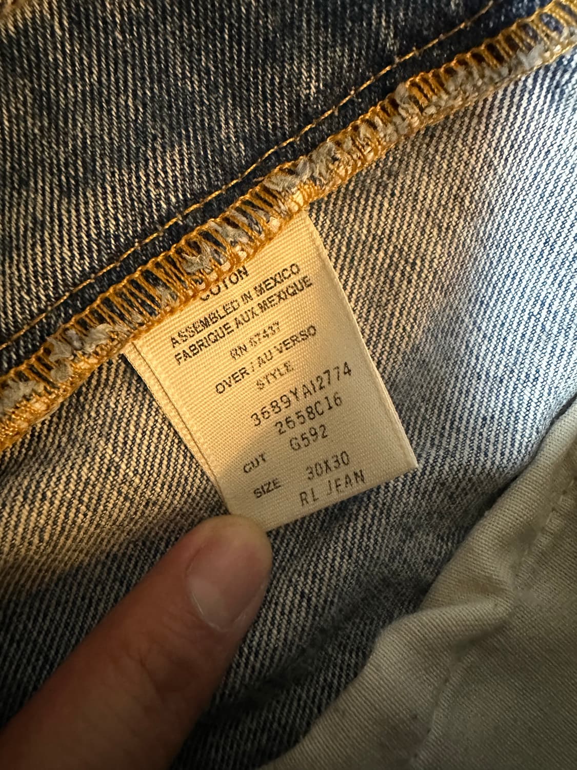 빈티지 폴로진스 랄프로렌 데님팬츠 상품이미지4