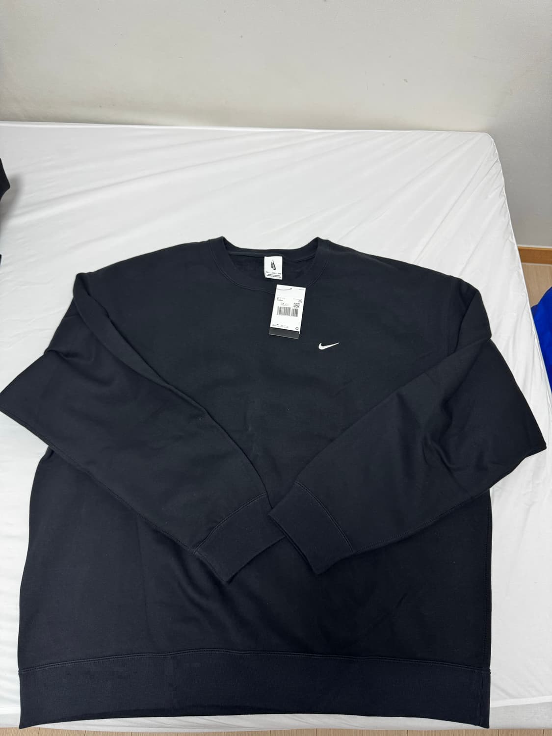나이키 솔로 스우시 맨투맨 블랙 2xl 새제품(해외) 상품이미지1