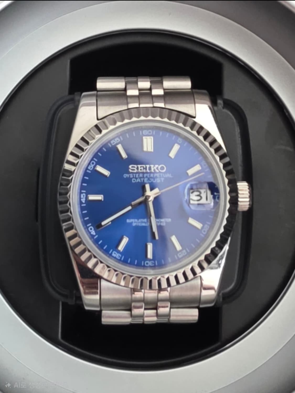 세이코 데이트저스트 청판 커스텀 상품이미지1