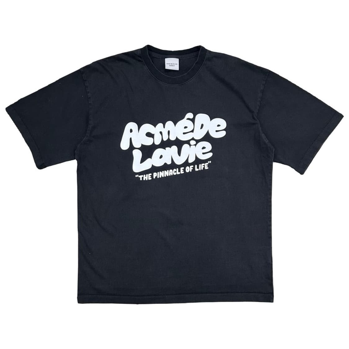 ACME DE LA VIE 버블로고 반팔티 블랙 1 상품이미지1