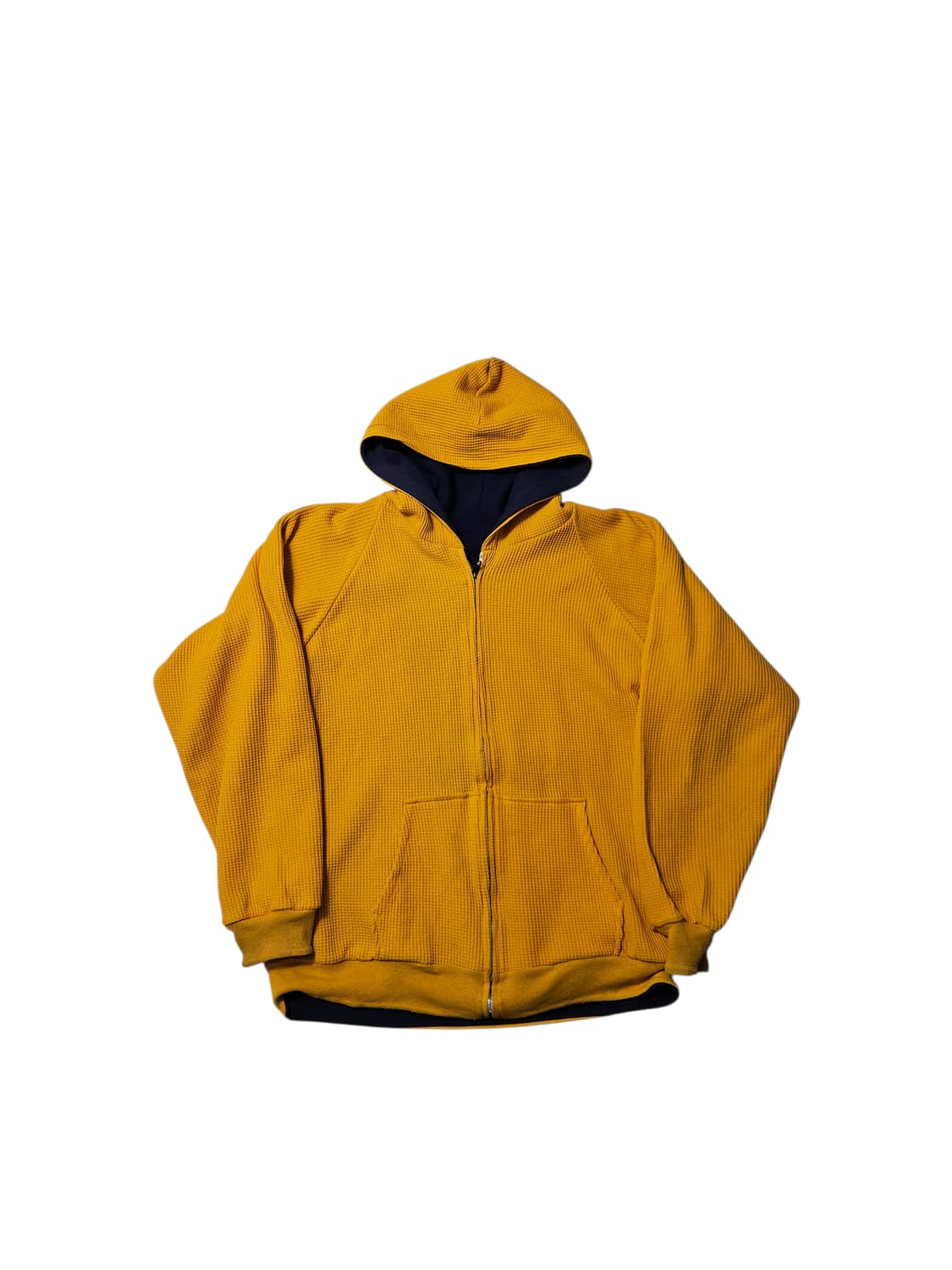 1990's 캠버 Camber 리버서블 후드집업 와플 써멀 L 상품이미지4