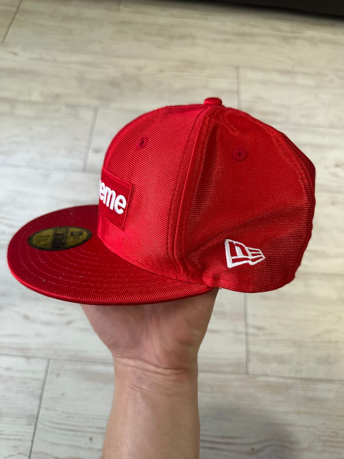 슈프림 뉴에라 59FIFTY 레드 7 3/8 상품이미지3