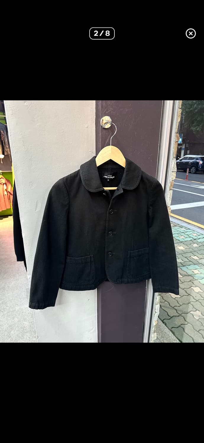 꼼데가르송 트리콧 03AW 블랙 자켓  상품이미지2