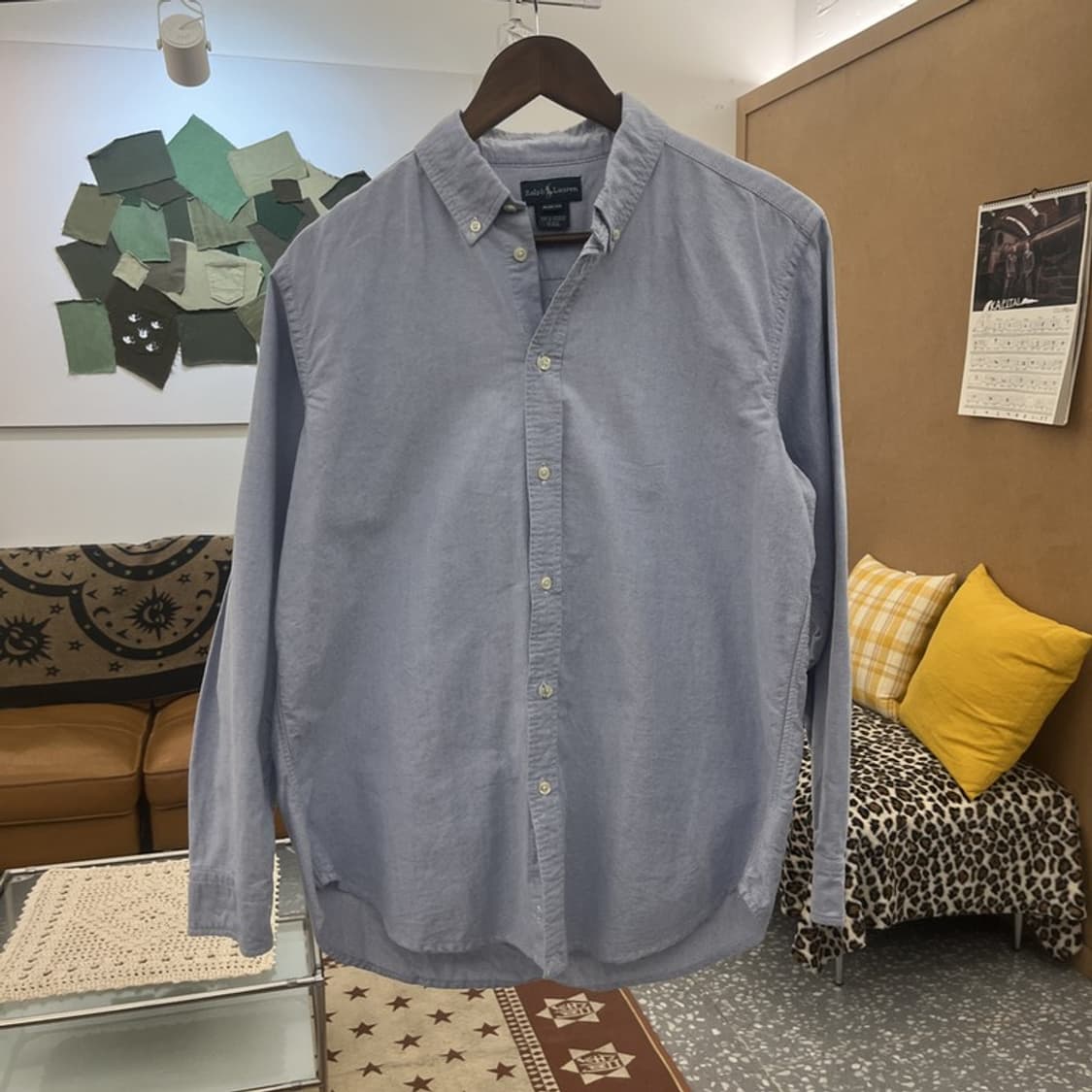 폴로 랄프로렌 빈티지 캐주얼 옥스포드 셔츠 XL C09769 상품이미지3