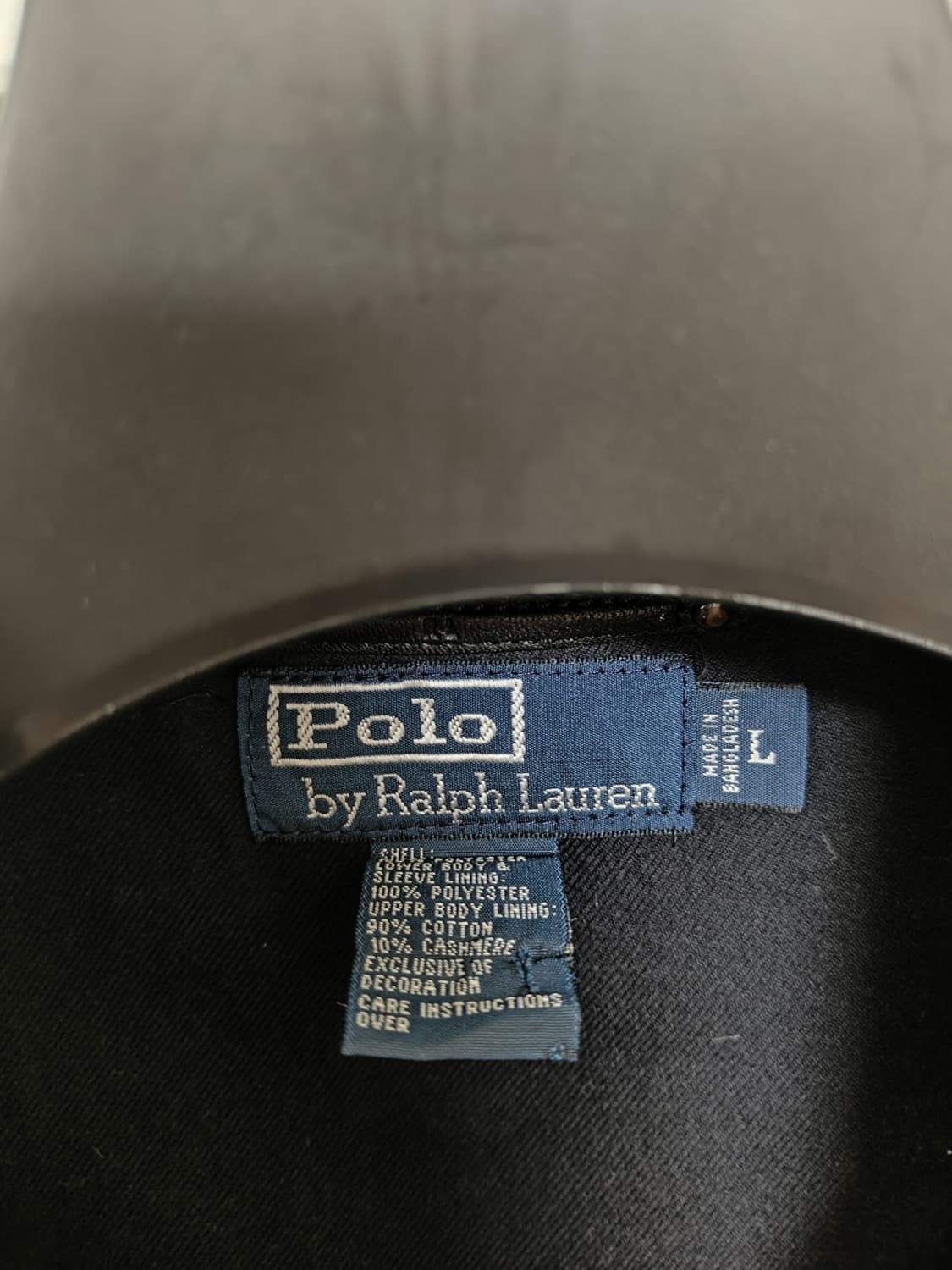 폴로랄프로렌 코듀로이 퀼팅 자켓 L (블랙) 상품이미지8