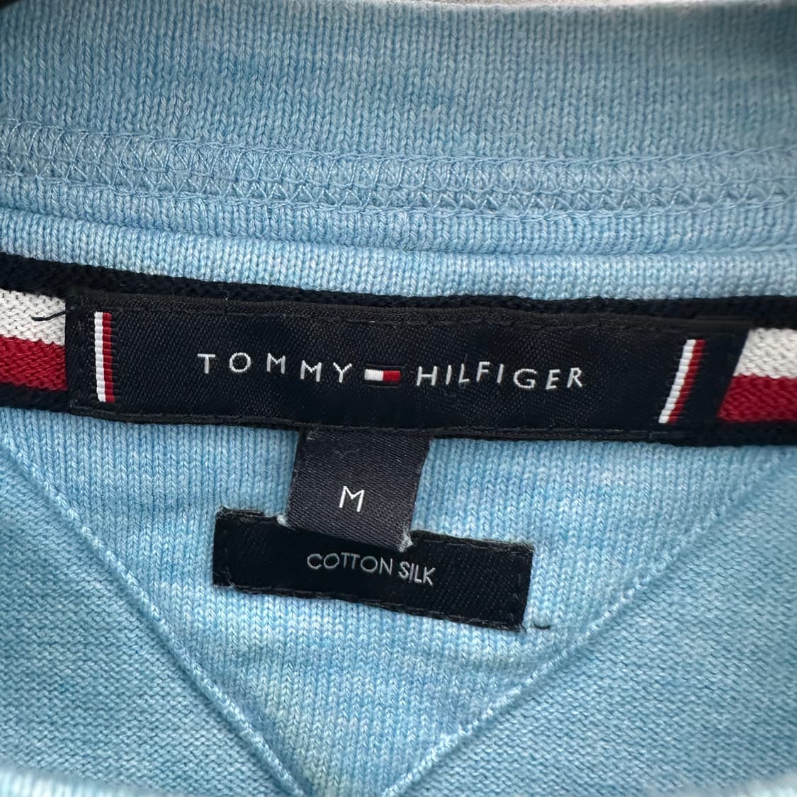 95 타미힐피거 남자 실크 코튼 니트 상품이미지3