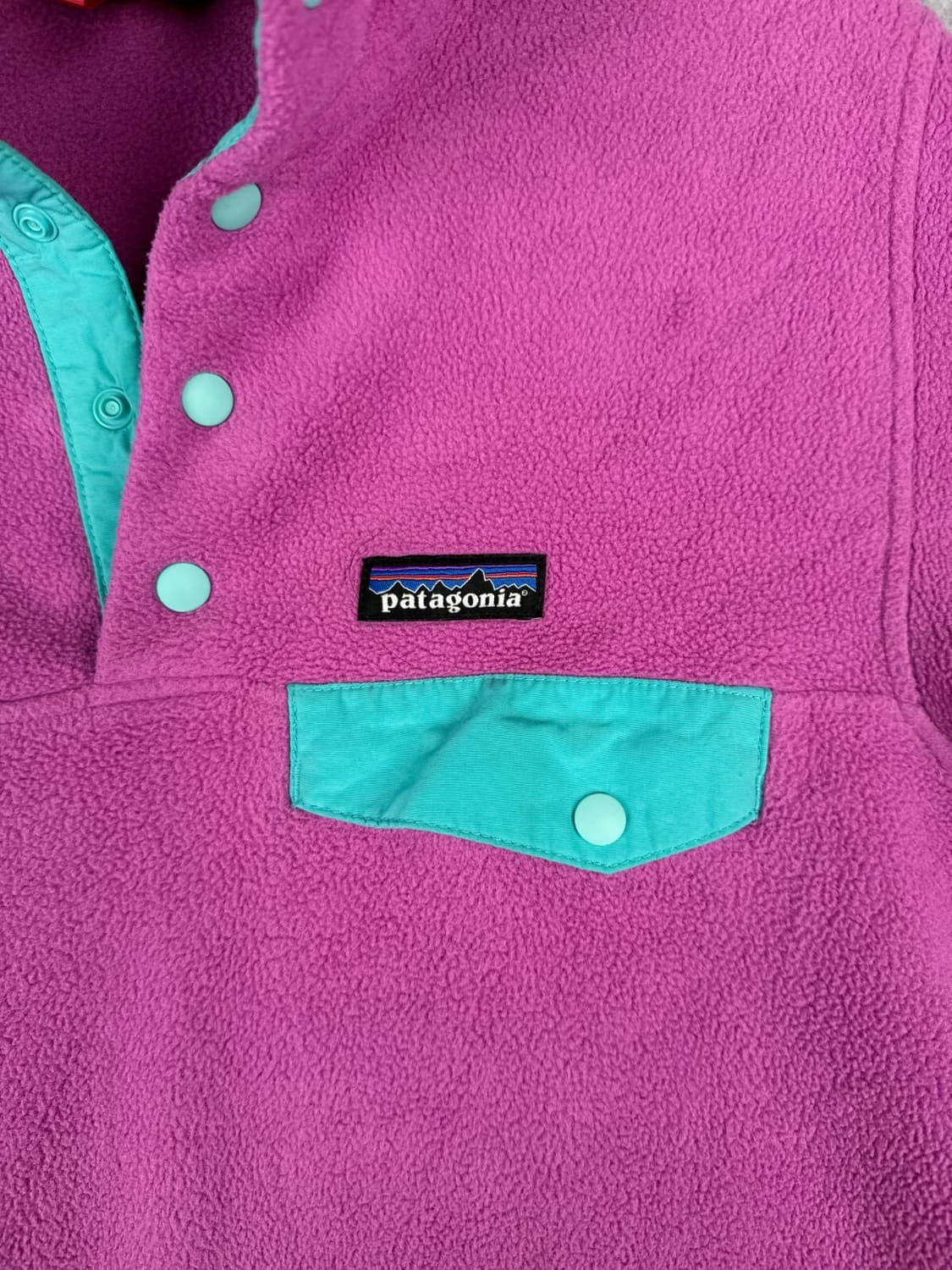 16SP 파타고니아 신칠라 스냅-T 퍼플/민트 상품이미지3