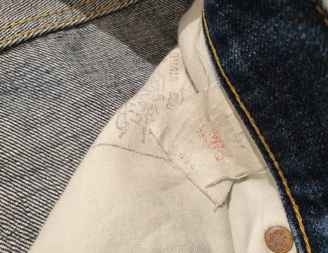 90s LEVIS 702 신치백 셀비지 데님 상품이미지9
