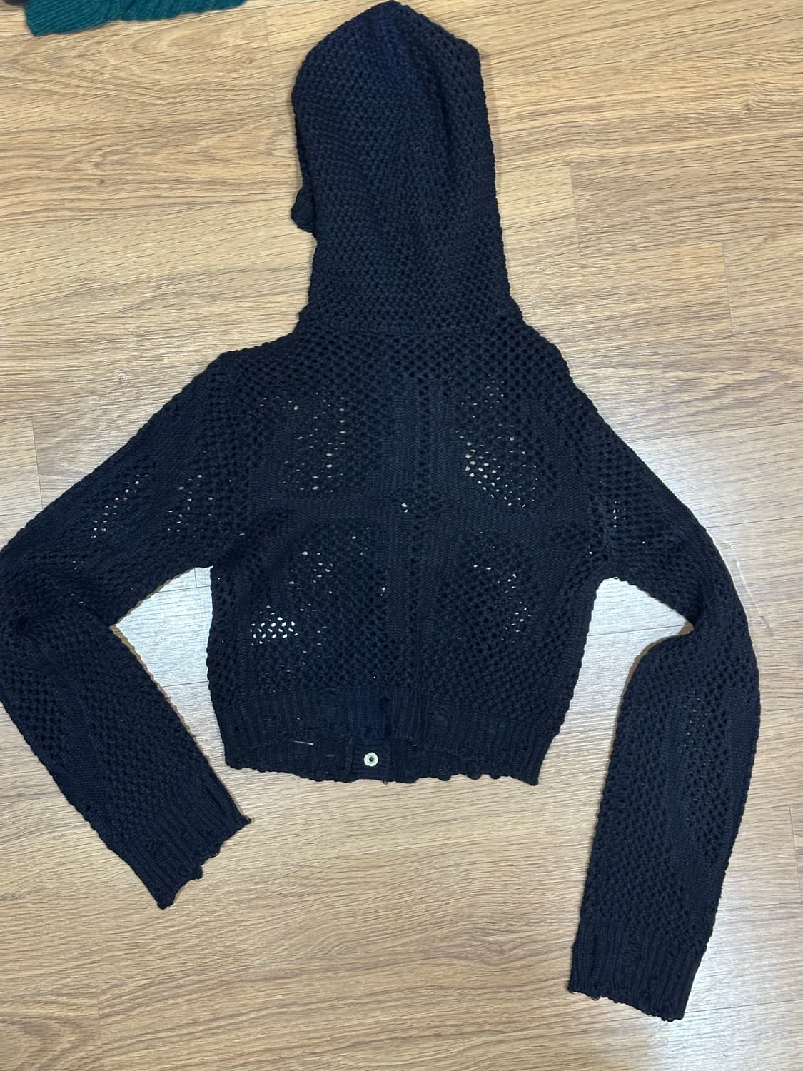 [1] 떠그클럽 트라이벌 네트 후드 니트 상품이미지4