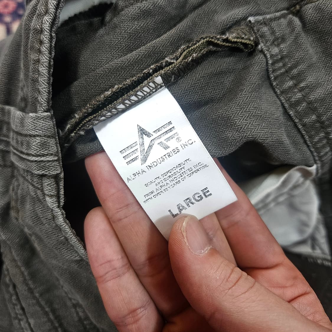 알파인더스트리 in Japan 밀리터리 패치 카고 반바지 L size 상품이미지7