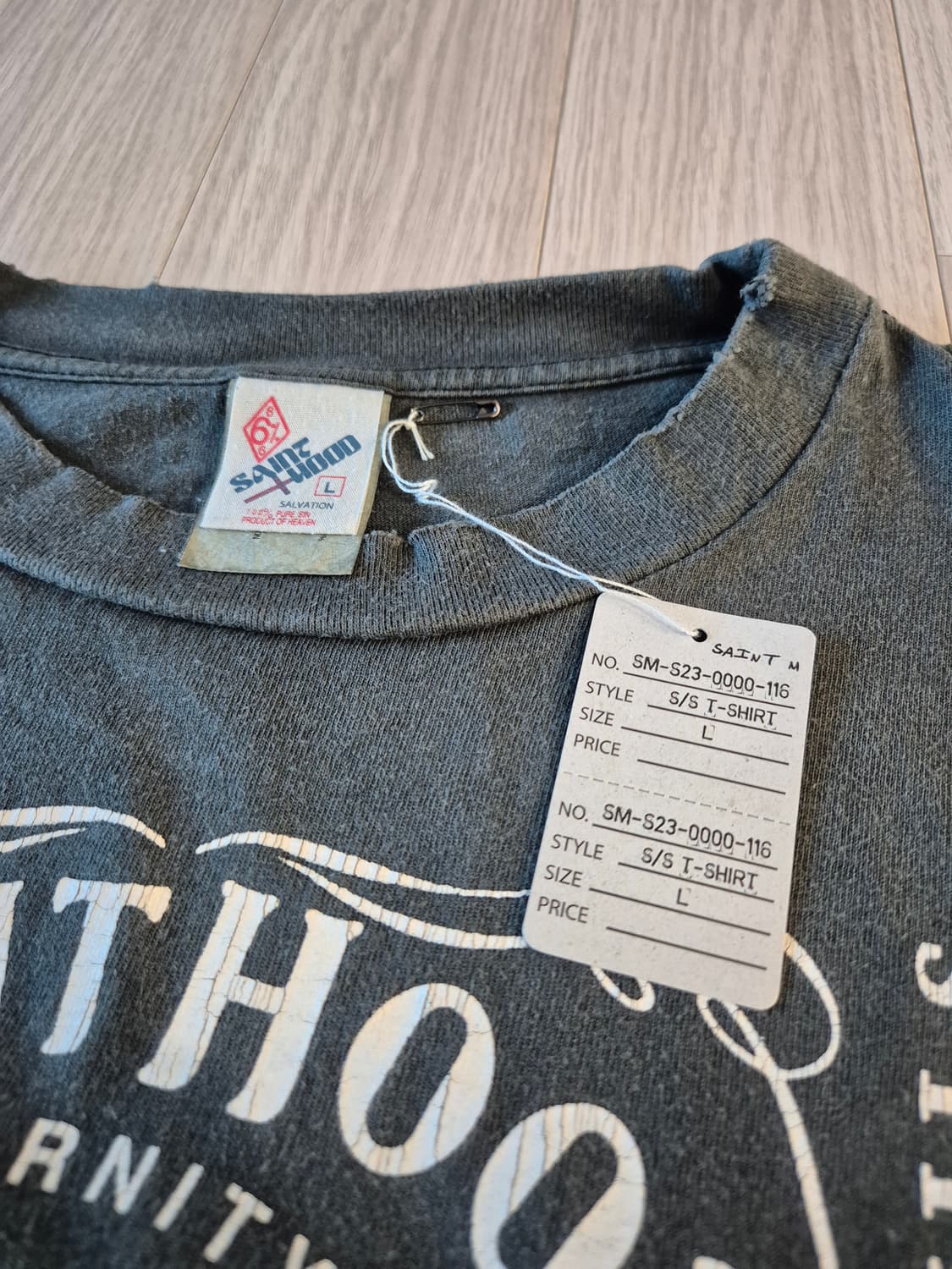 세인트미카엘 x 네이버후드 티셔츠 (L) 상품이미지2