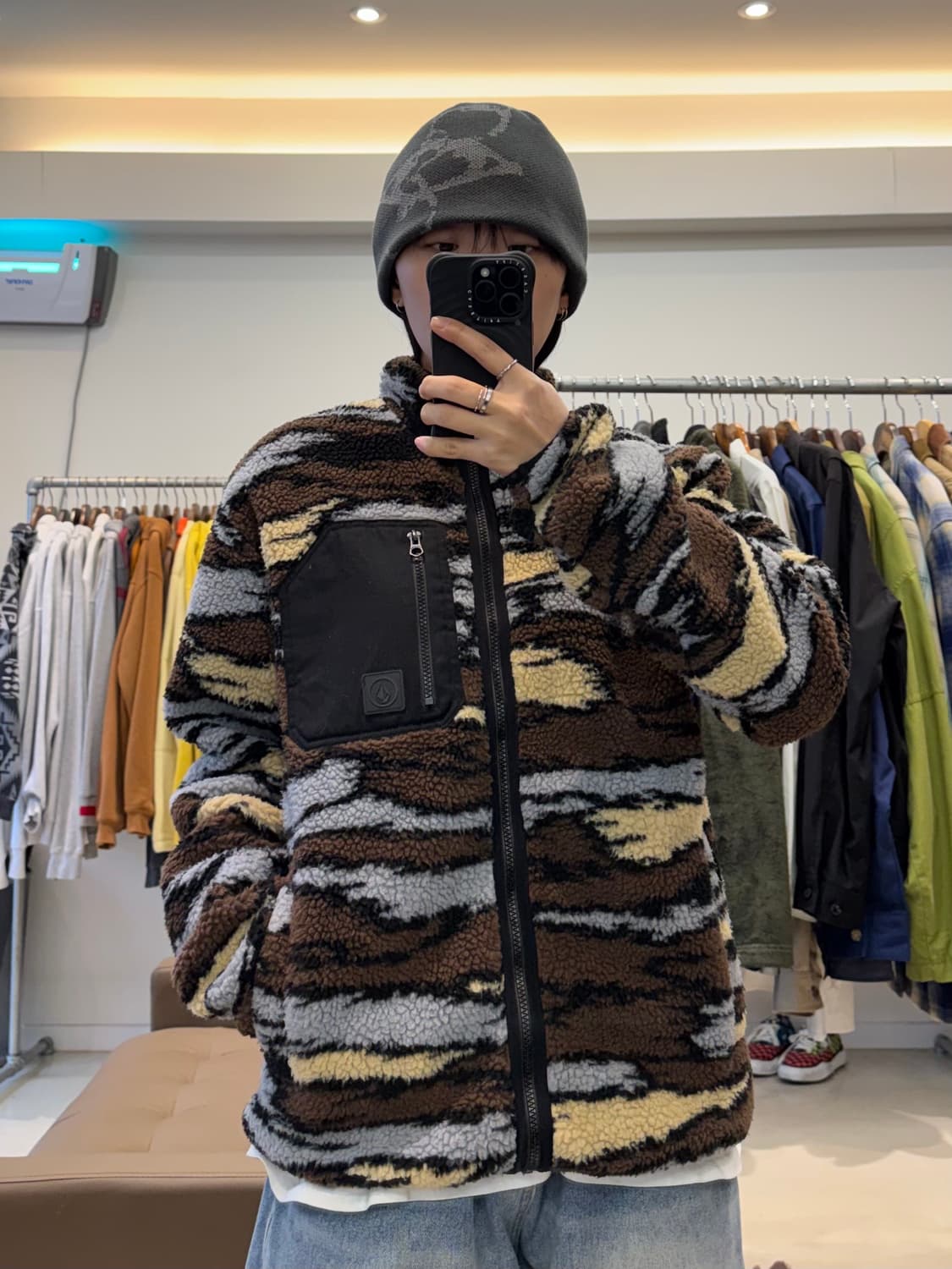 볼컴 플리스 집업 상품이미지5