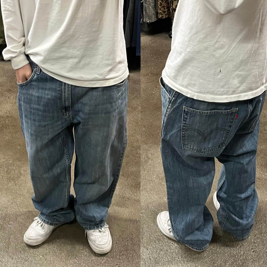 00s 리바이스569 루즈핏 데님 팬츠 (37“) 상품이미지6