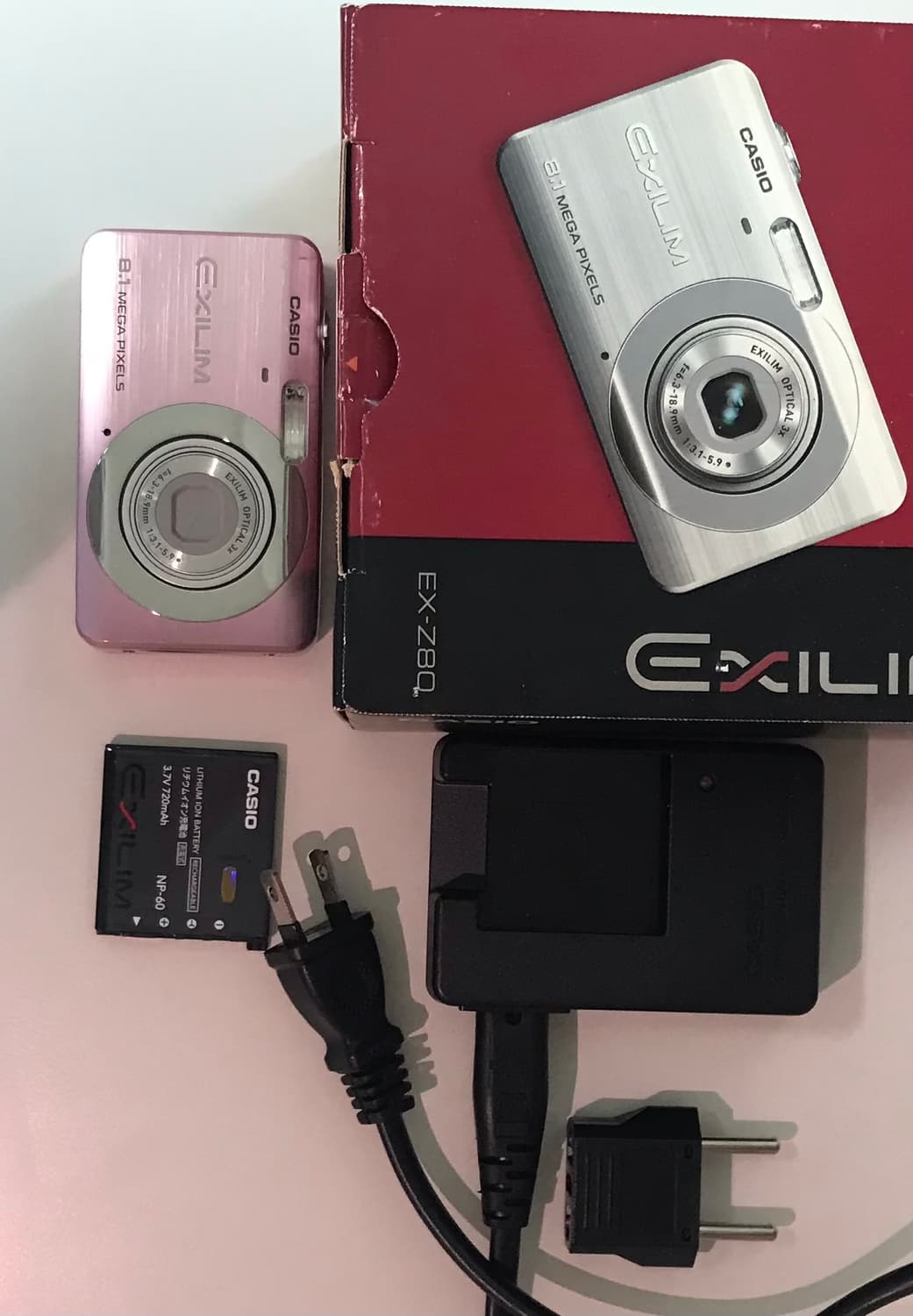 Casio ex-z80 카시오 엑슬림 핑크 디카 상품이미지6