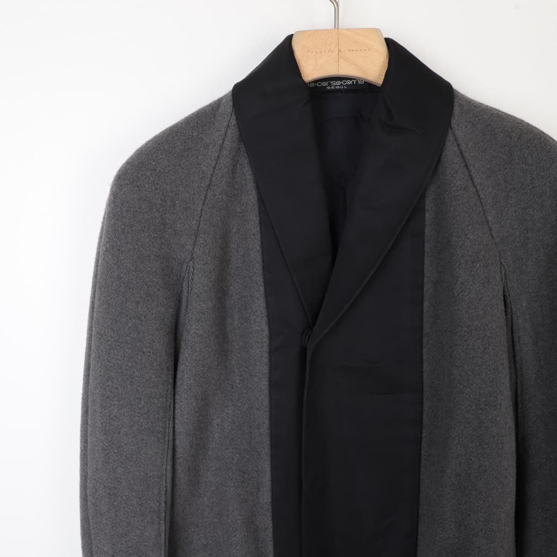 4 / Rick Owens 릭오웬스 투톤 롱코트 상품이미지3