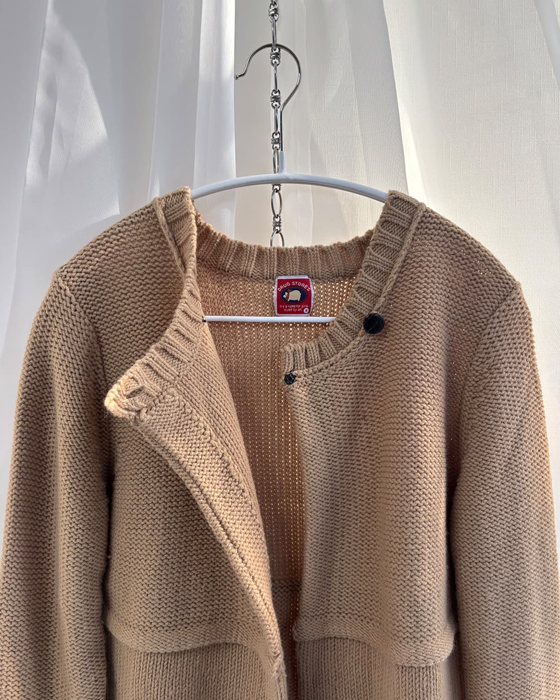 DRUG STORE'S 원버튼 랩 라떼 가디건 상품이미지4