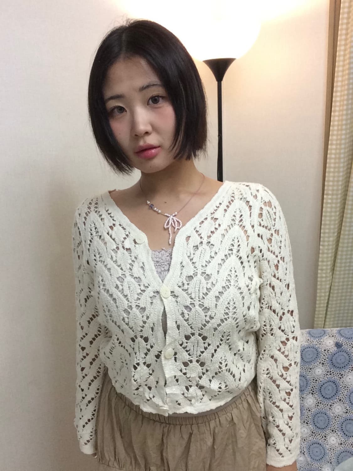 크로쉐 가디건 상품이미지1