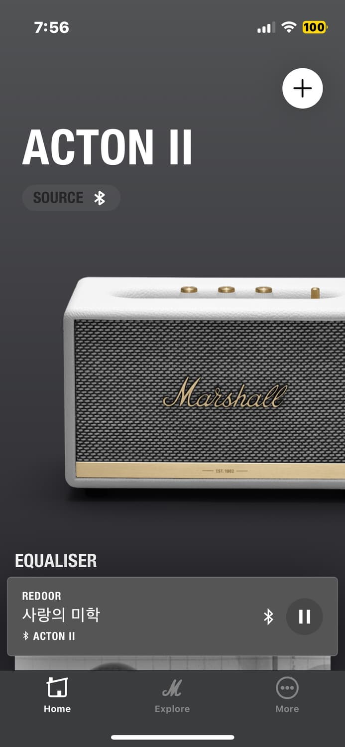 마샬 액톤2 블루투스 스피커 크림색상 상품이미지5