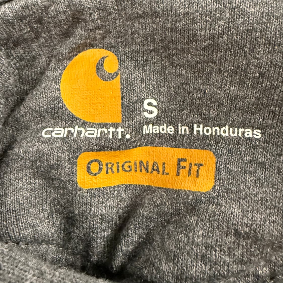 [정품/S] 칼하트 슬리브 로고 후드티 b19 상품이미지5