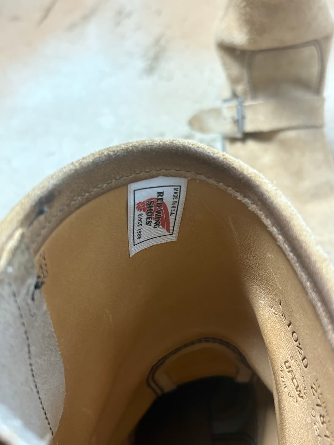 레드윙 엔지니어 스웨이드 부츠 10.5D (280-285) 상품이미지3