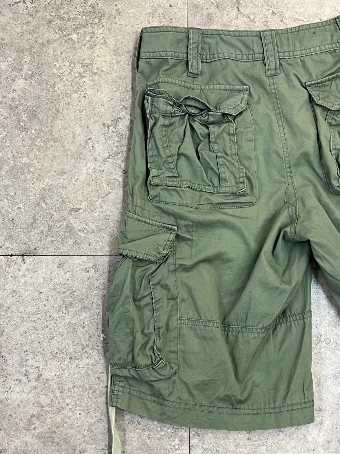 빈티지 카고 하프 팬츠 카키 #csz3432 상품이미지8