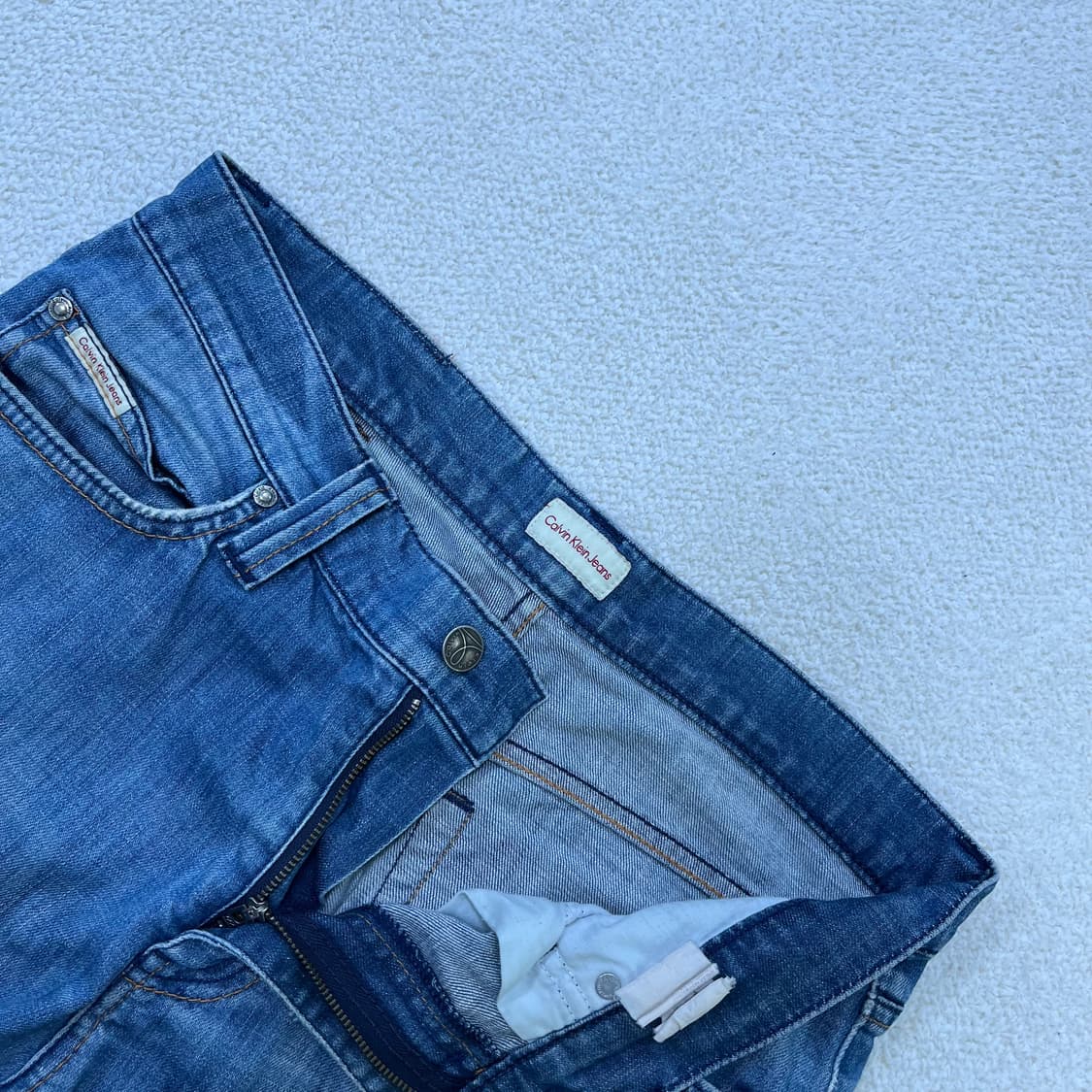 32 캘빈클라인진스 컷팅 데님 청바지 0330M 상품이미지2