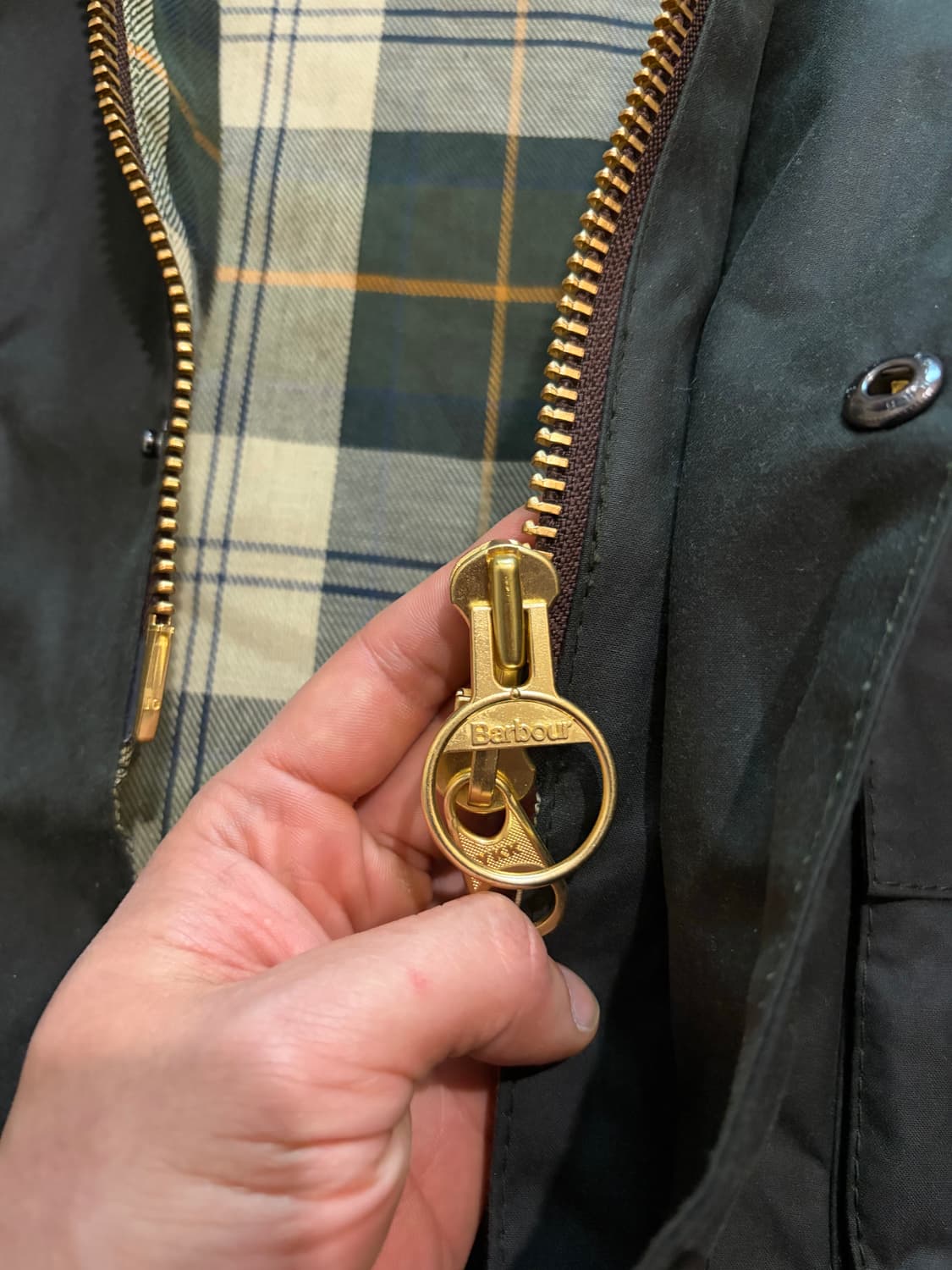 (40) 바버 뷰포트 왁스자켓 세이지(상태 최상) 상품이미지5