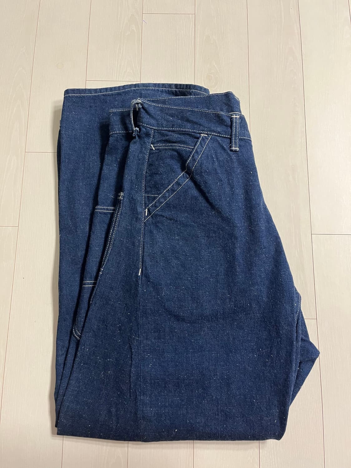 [CAL O LINE] 배럴 페인터 팬츠_블루컬러 (M size) 상품이미지6