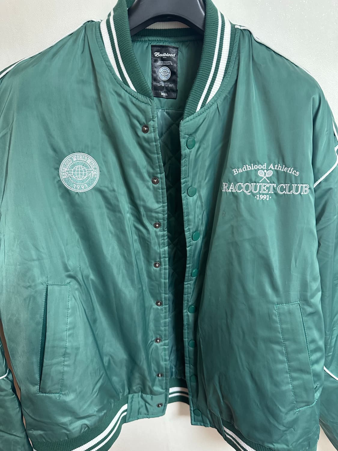 Badblood 라켓 클럽 바시티 자켓  상품이미지3